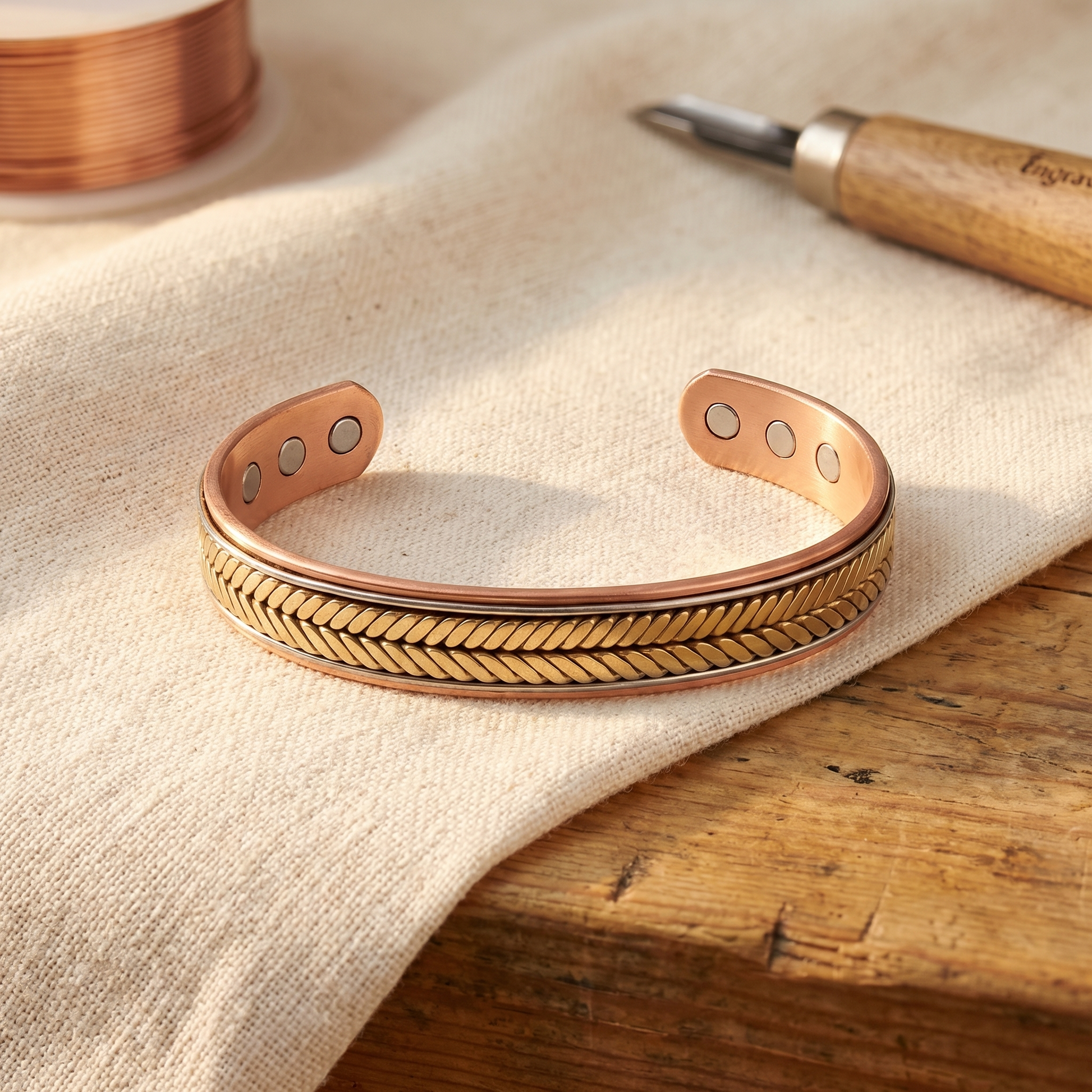 Vera's Harvest Copper Bracelet