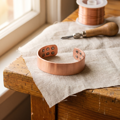 Vera's Anvil Copper Bracelet