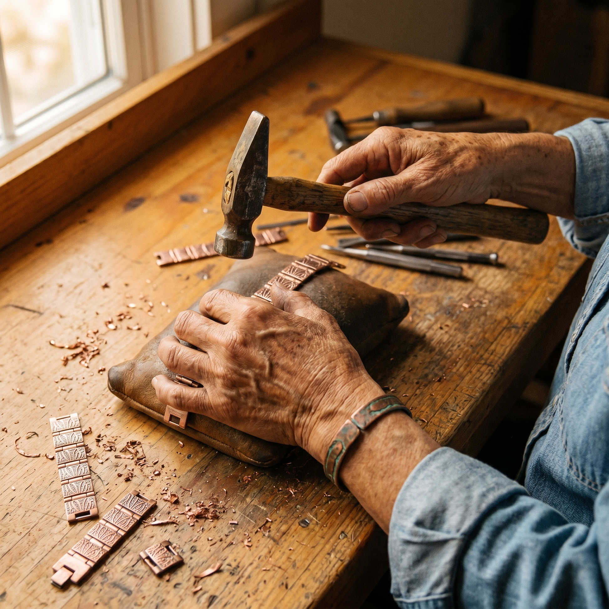 Vera's Grit Men's Copper Bracelet