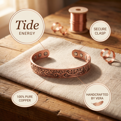 Vera's Tide Copper Bracelet